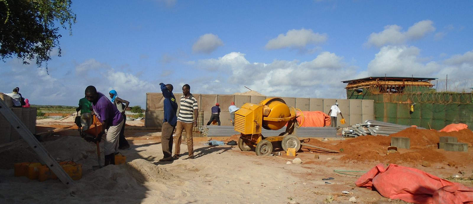 Dubat Engineering construction site in Somalia